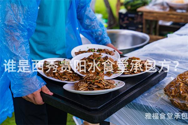 誰是西秀貴陽水食堂承包方？